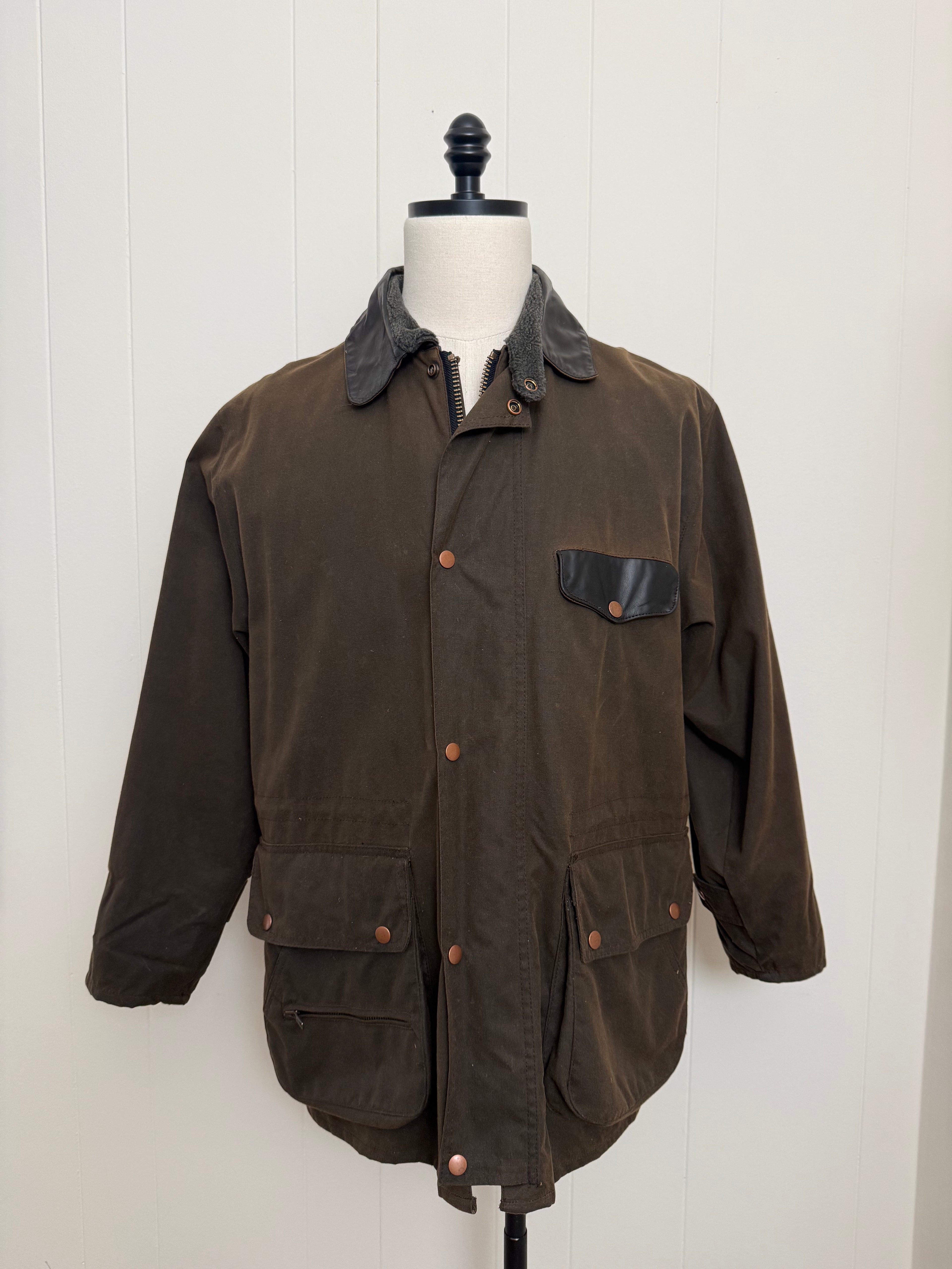 Vintage 1990's Waxed Cotton Field Jacket