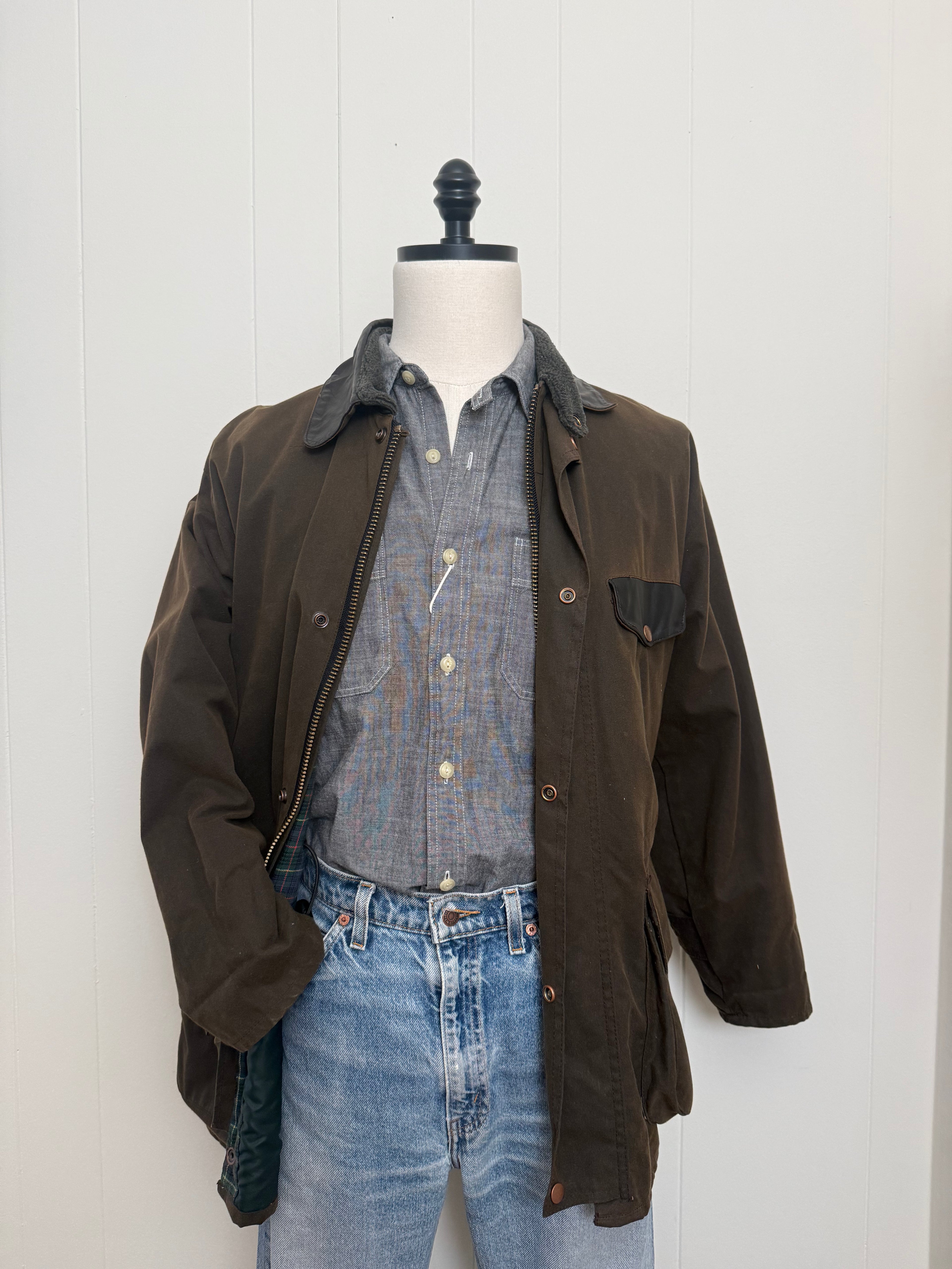 Vintage 1990's Waxed Cotton Field Jacket
