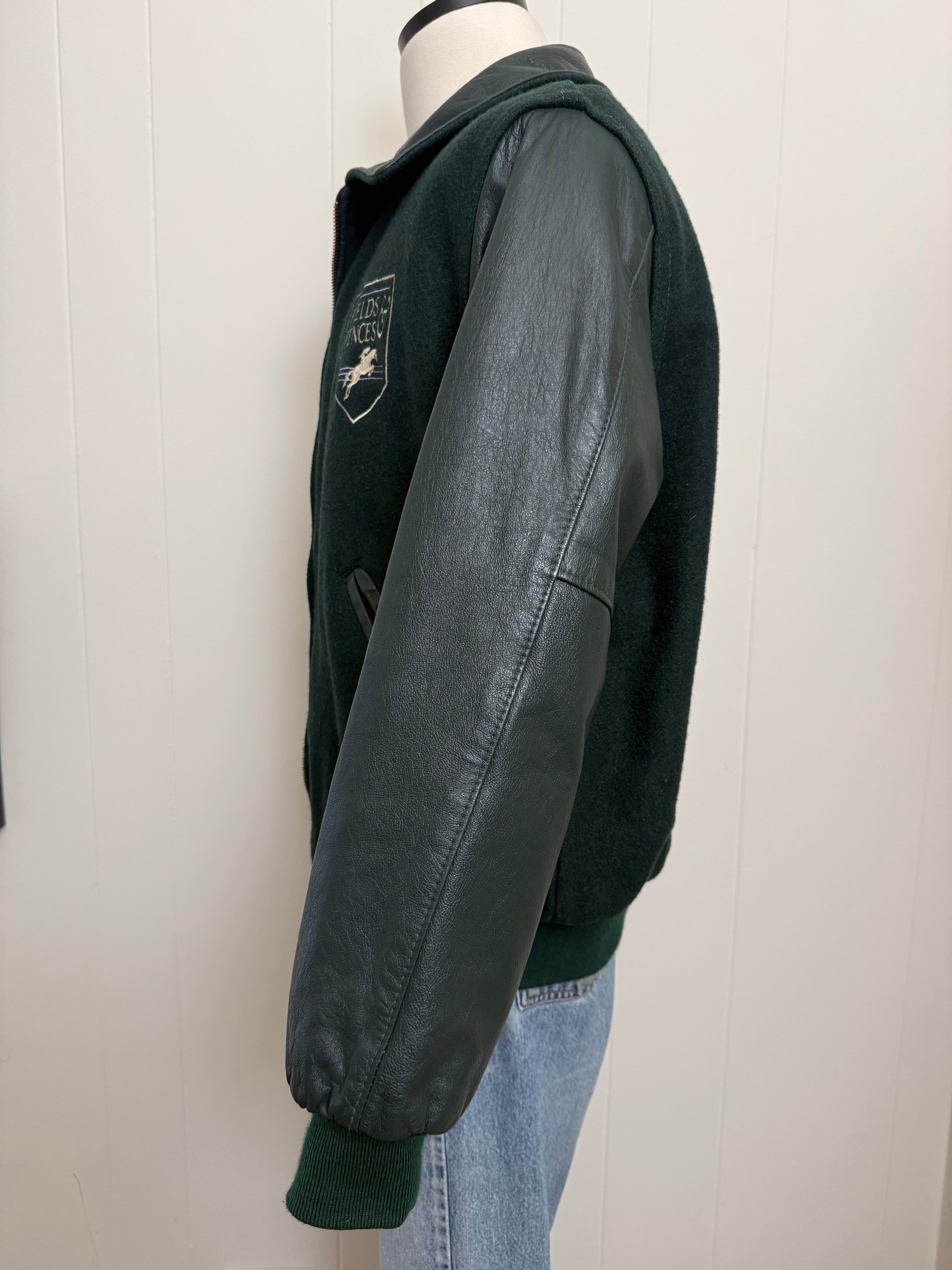Vintage Equestrian Letterman's Jacket