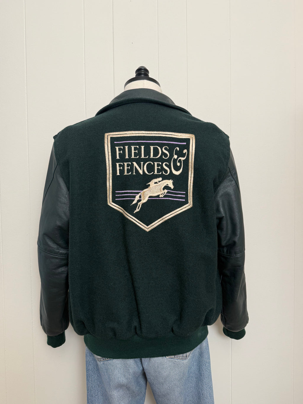 Vintage Equestrian Letterman's Jacket