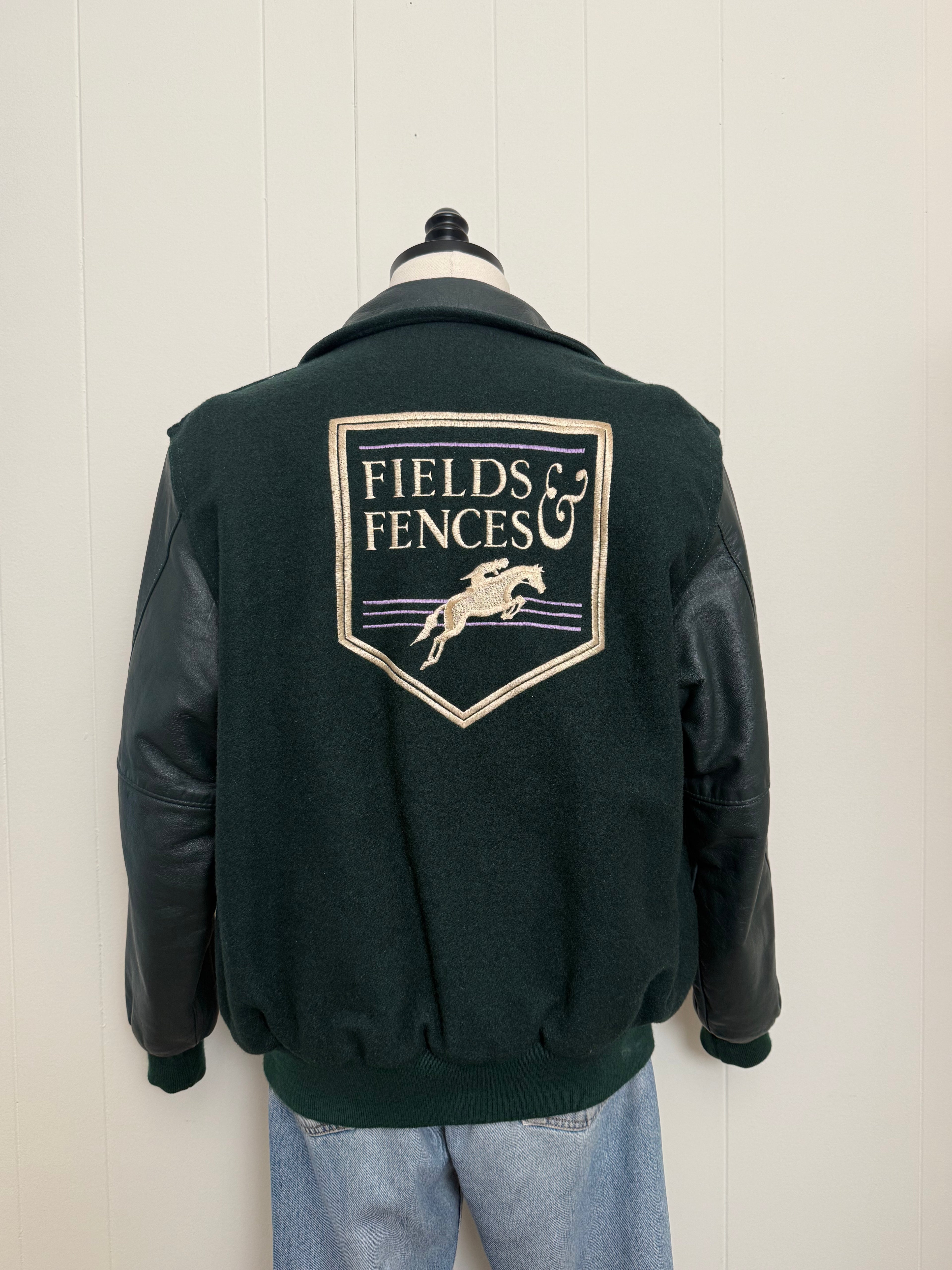 Vintage Equestrian Letterman's Jacket