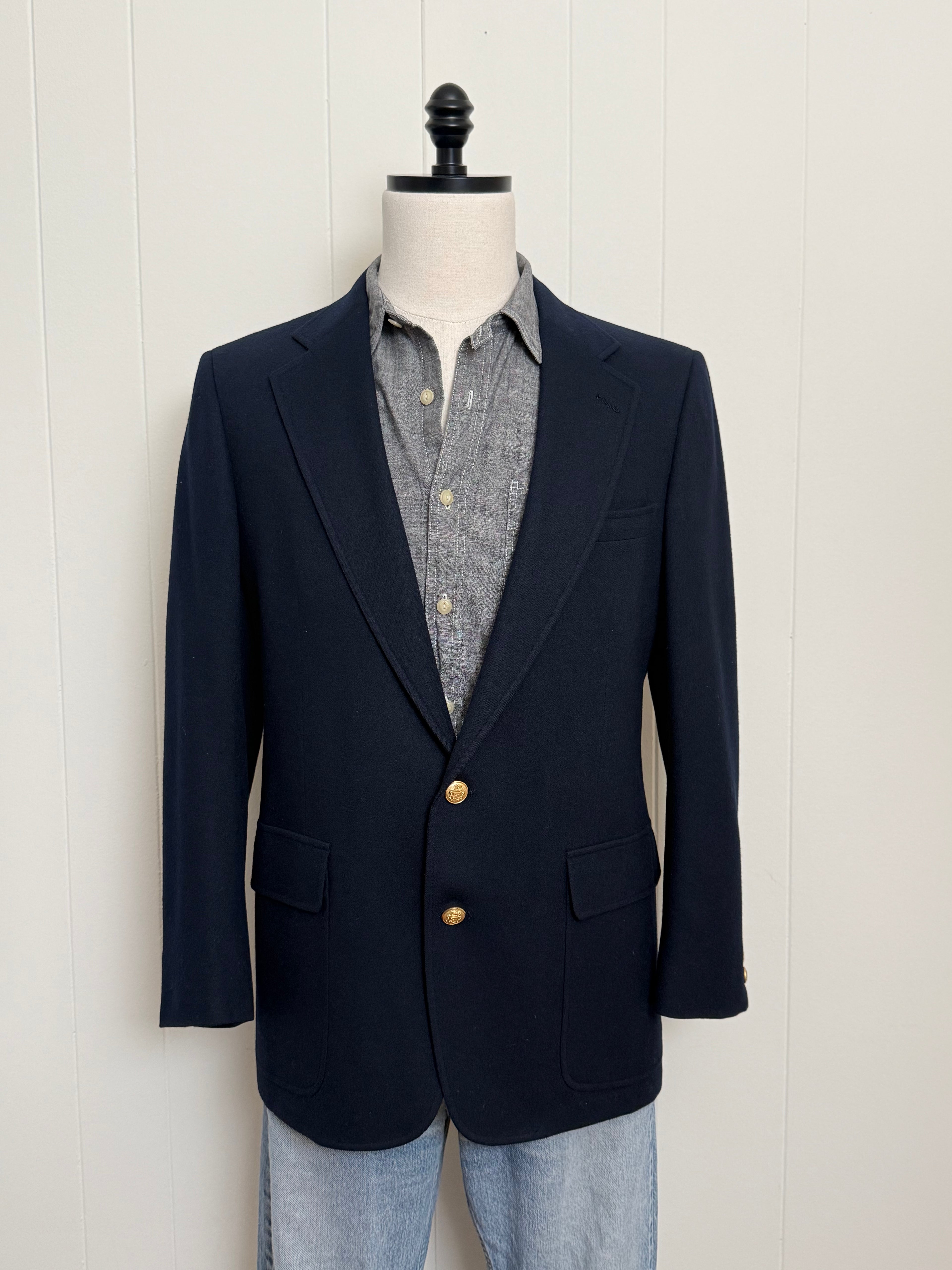 Vintage Navy Blazer