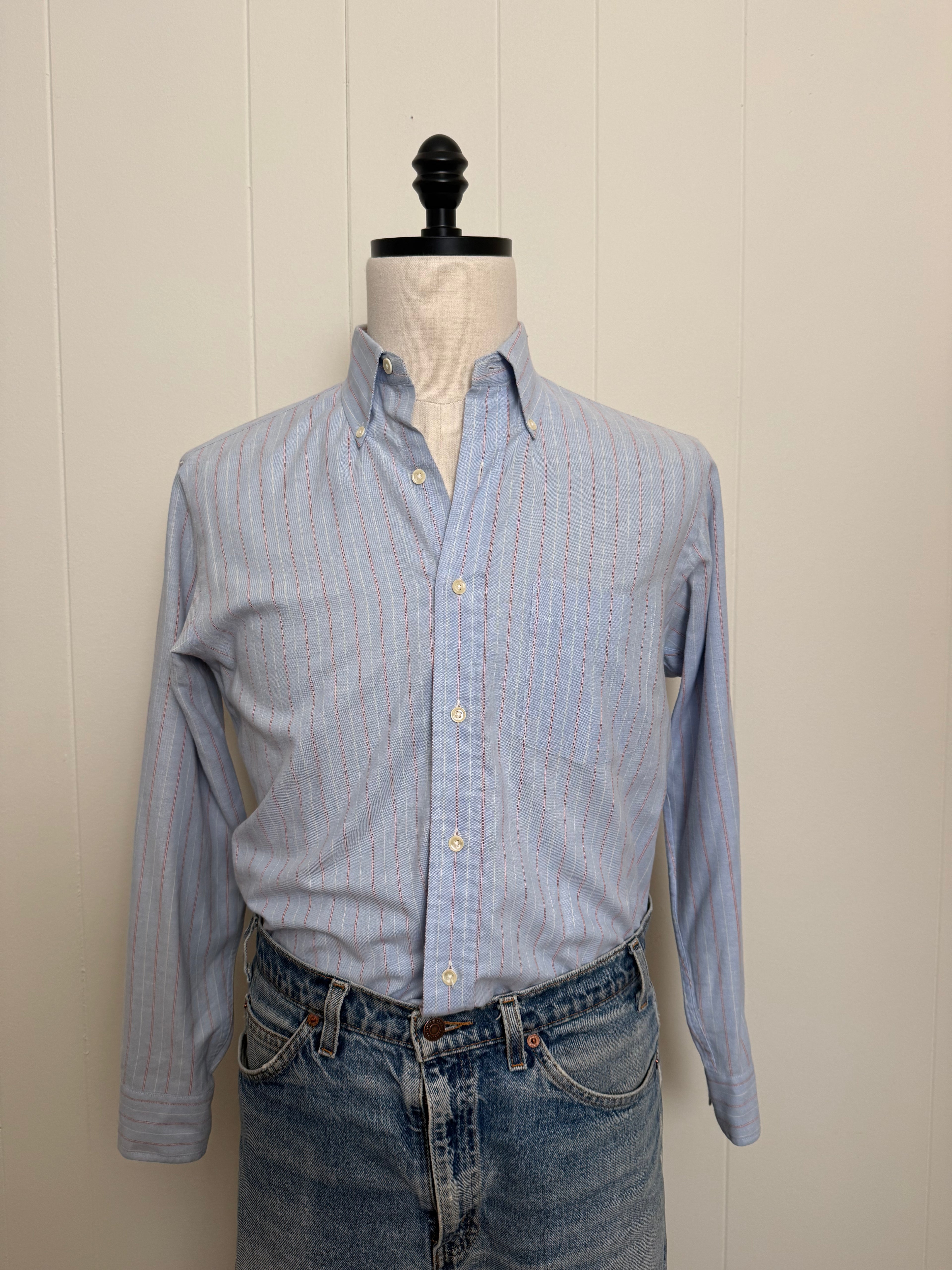 Vintage Striped Button Down Shirt