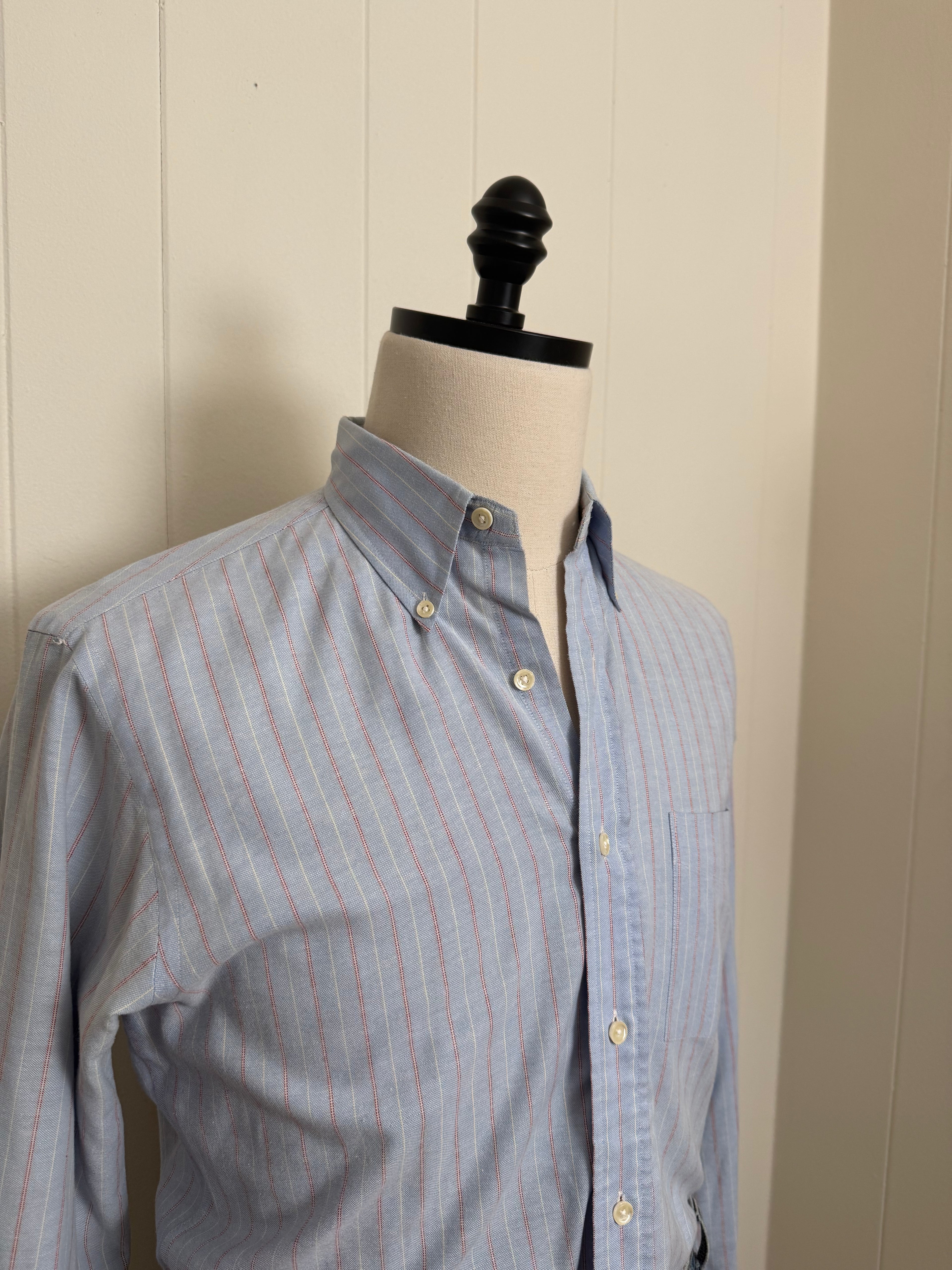 Vintage Striped Button Down Shirt