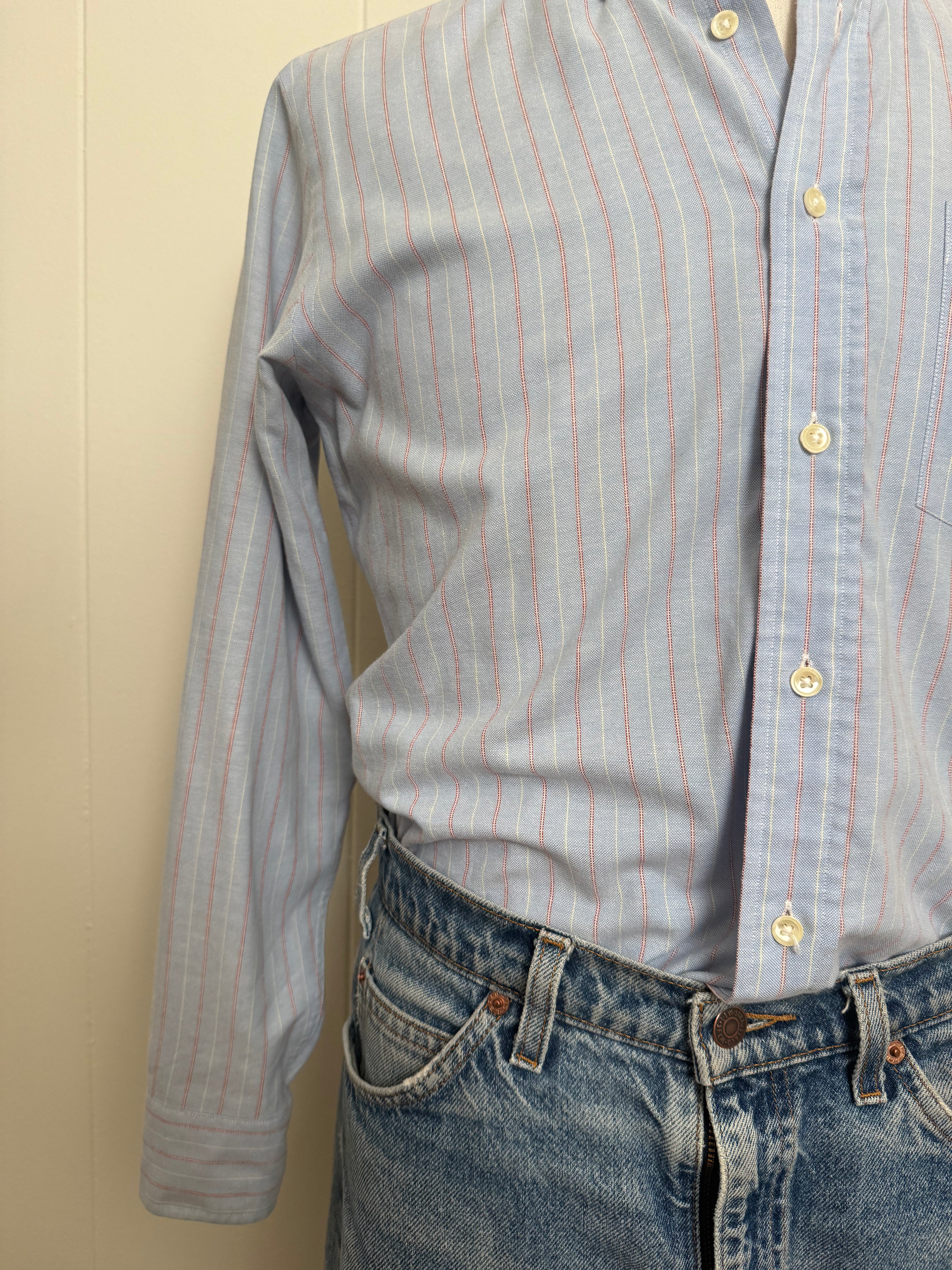 Vintage Striped Button Down Shirt