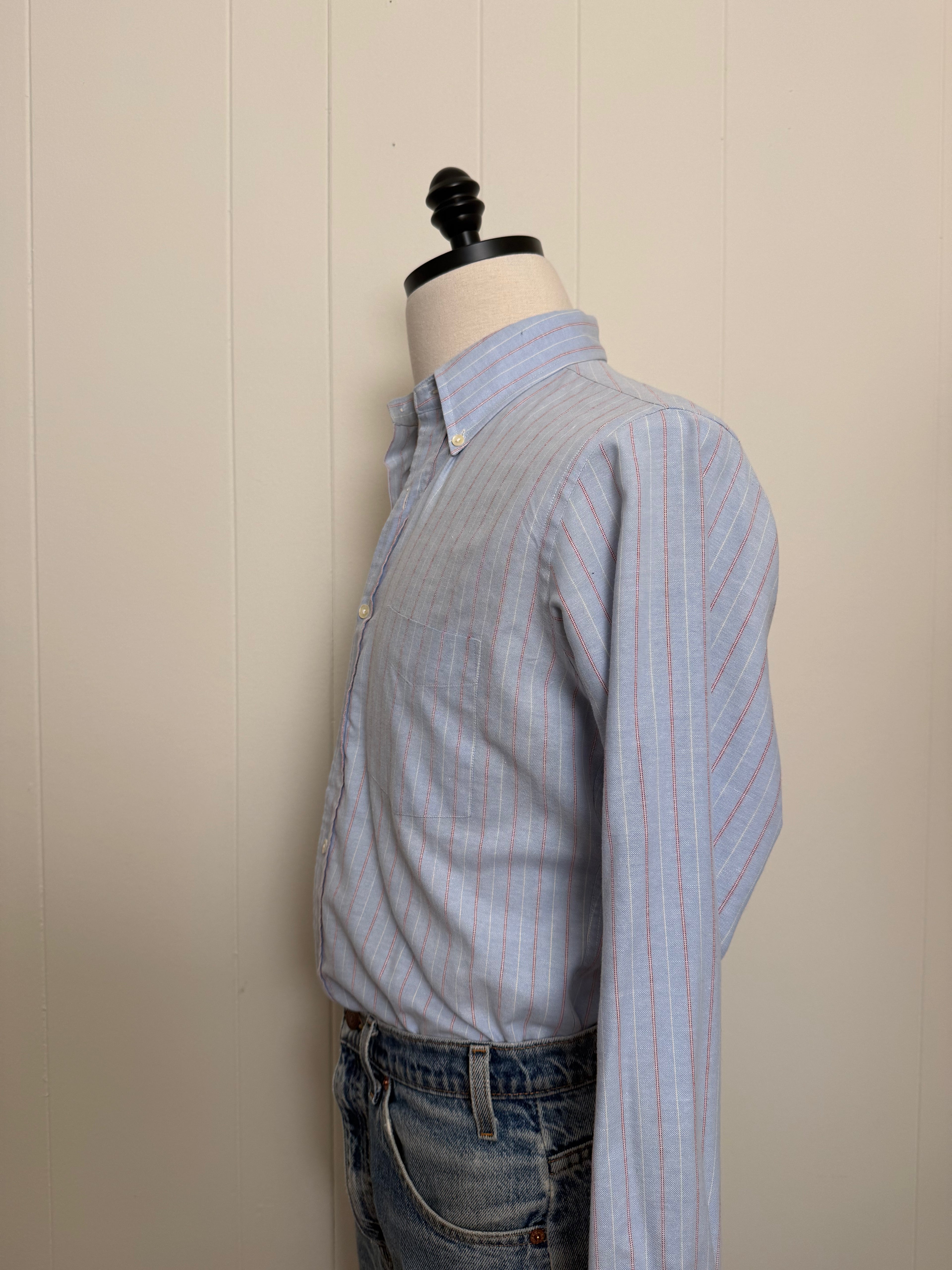 Vintage Striped Button Down Shirt
