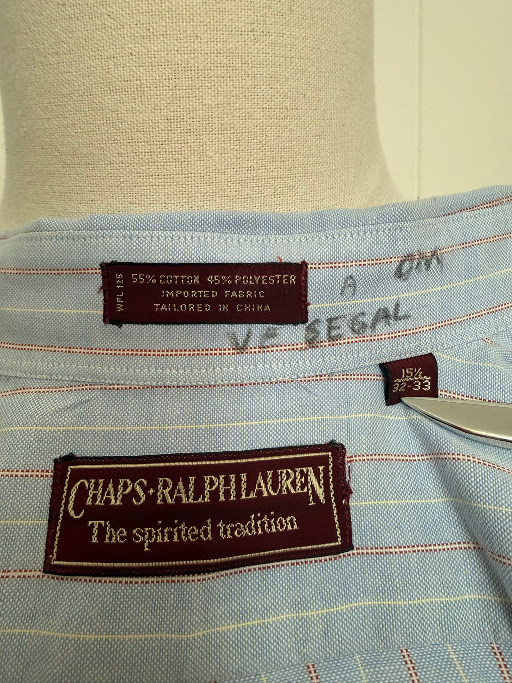 Vintage Striped Button Down Shirt