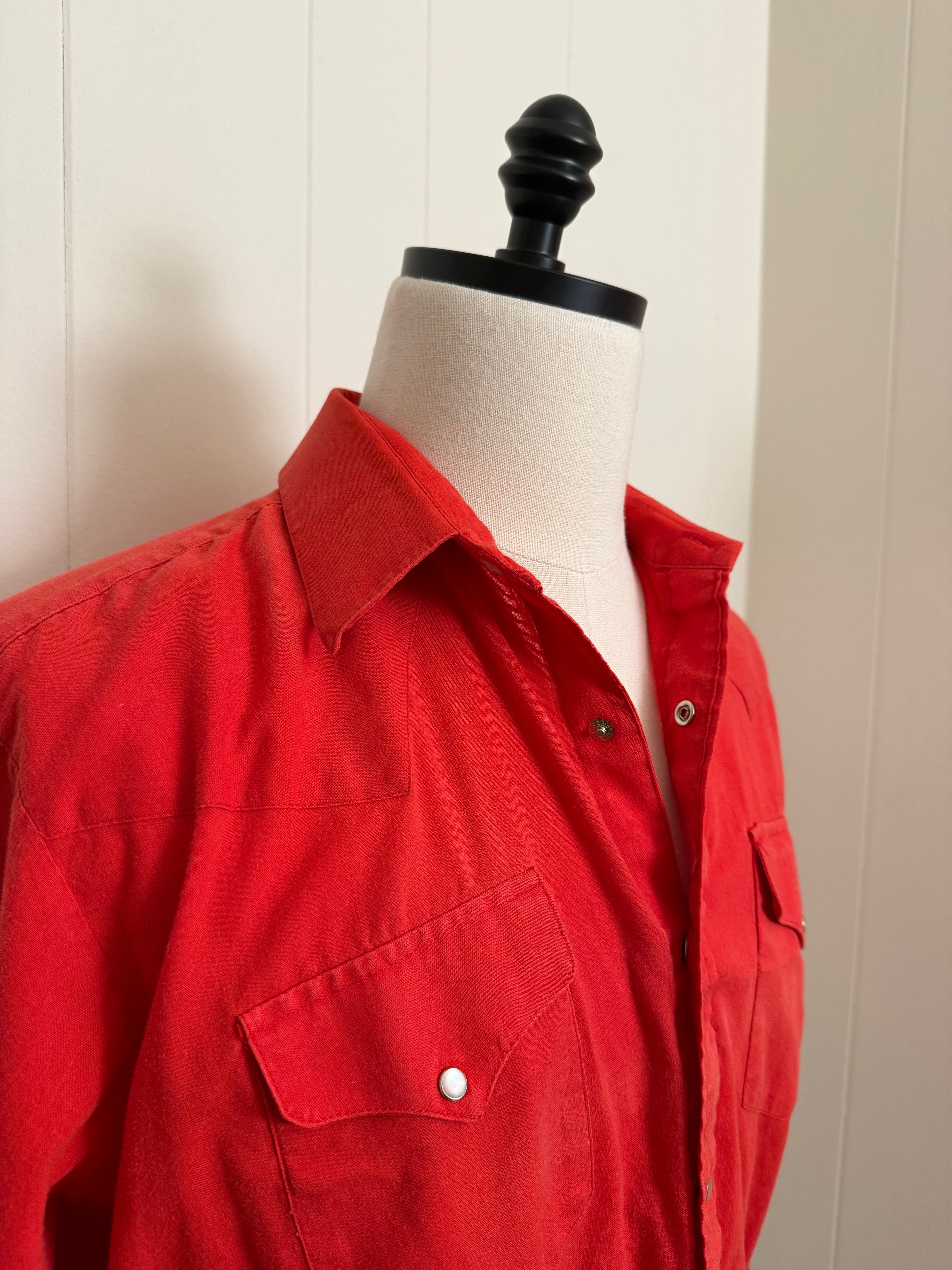 Vintage 1980's Western Pearl Snap Shirt
