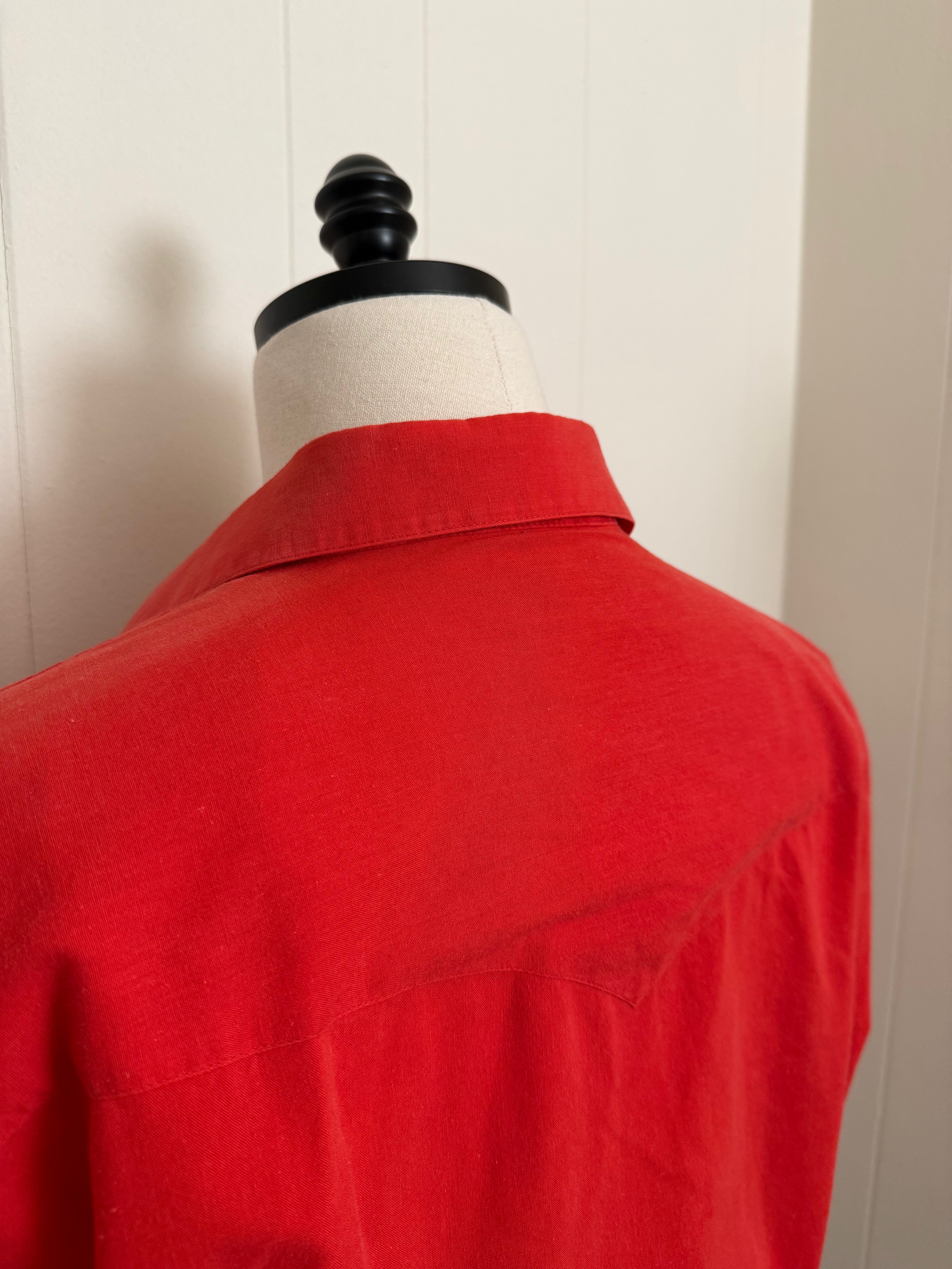 Vintage 1980's Western Pearl Snap Shirt