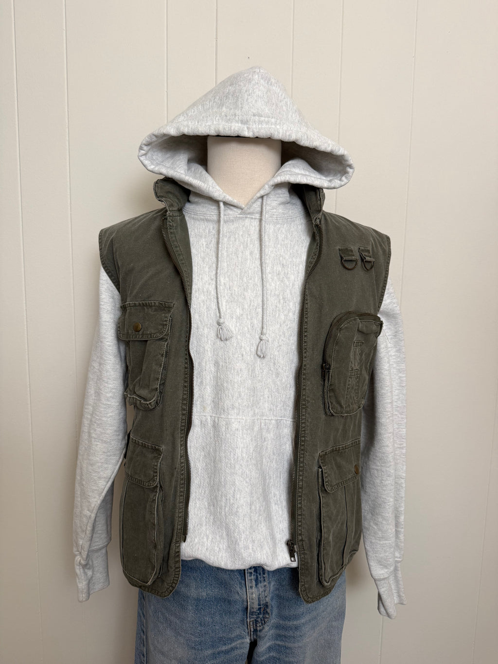 Vintage Champion Reverse Weave Hooded Sweatshirt
