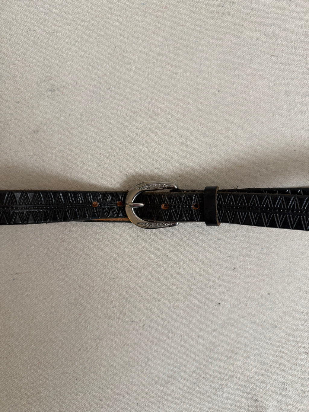 Vintage Leather Western Belt -36