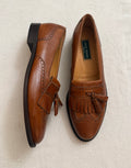 Vintage Light Brown Tassel Loafers