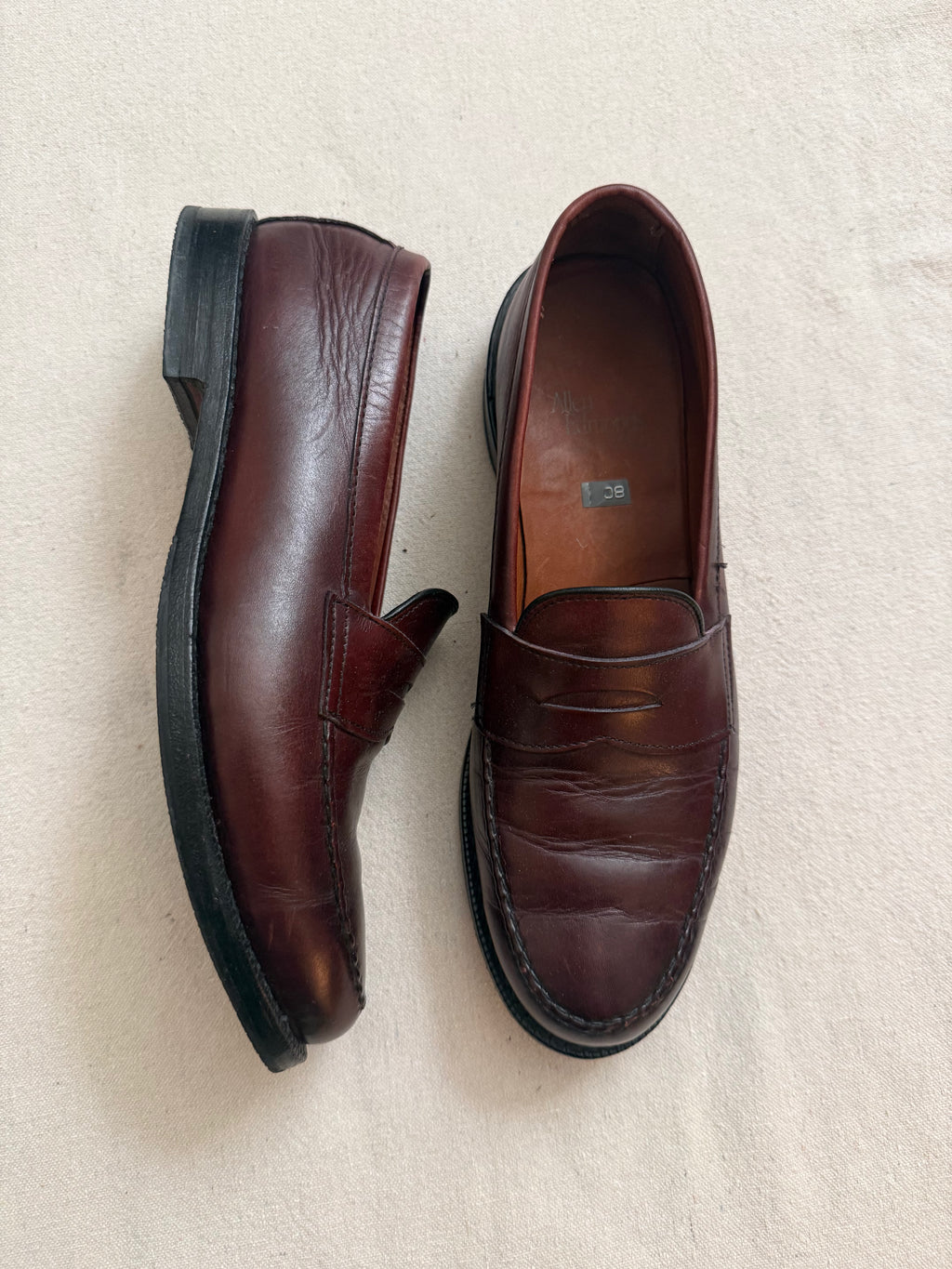 Vintage Brown Leather Loafers
