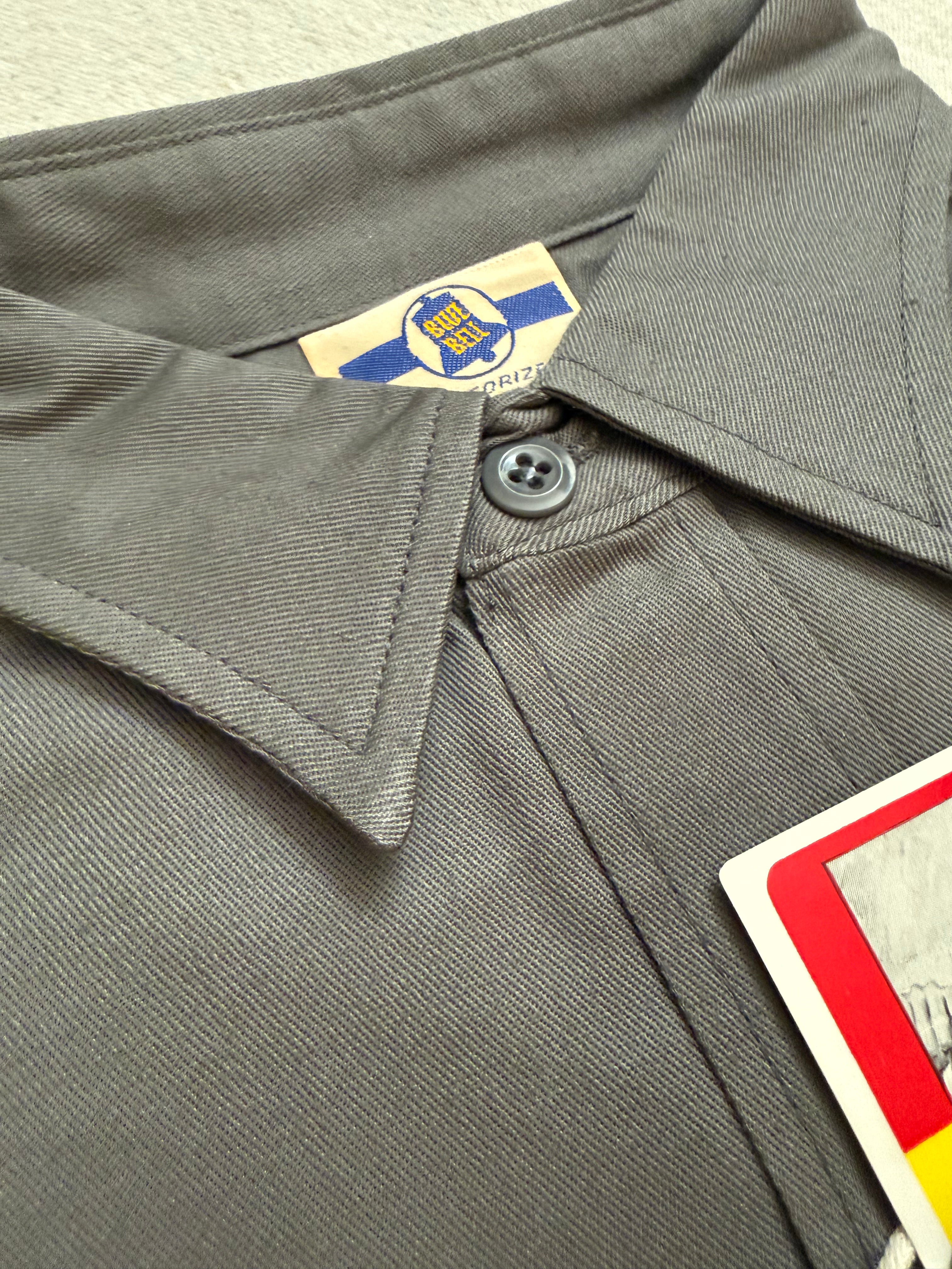 Vintage 1960's Blue Bell Men's Work Shirt - Charcoal