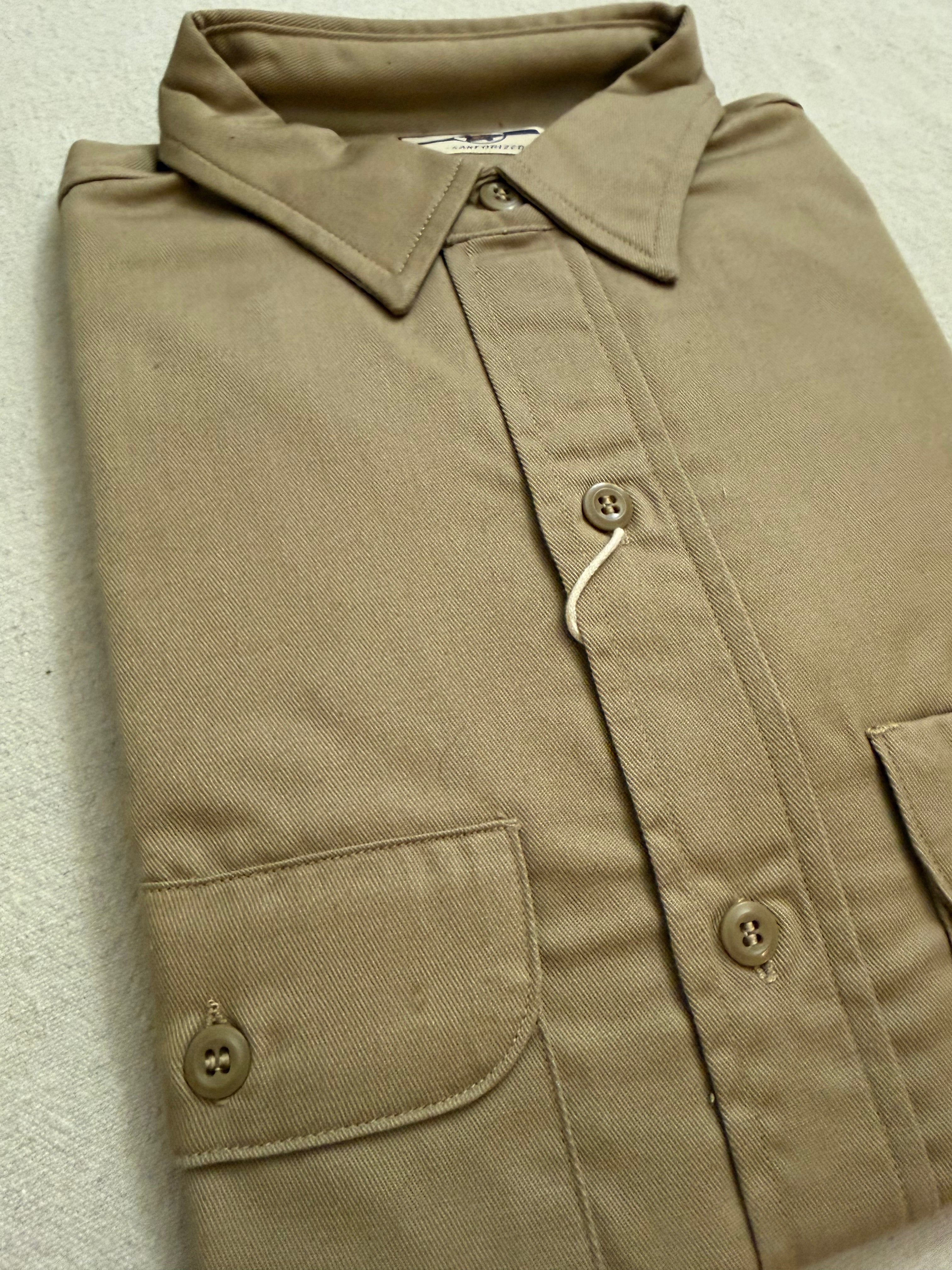 Vintage 1960's Blue Bell Men's Work Shirt - Tan